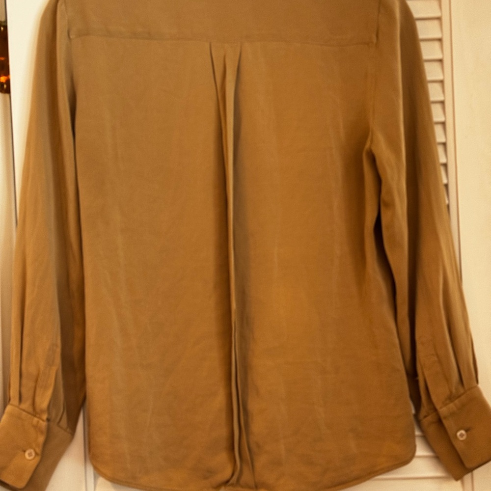 Barneys New York silk button down top - Picture 5 of 6